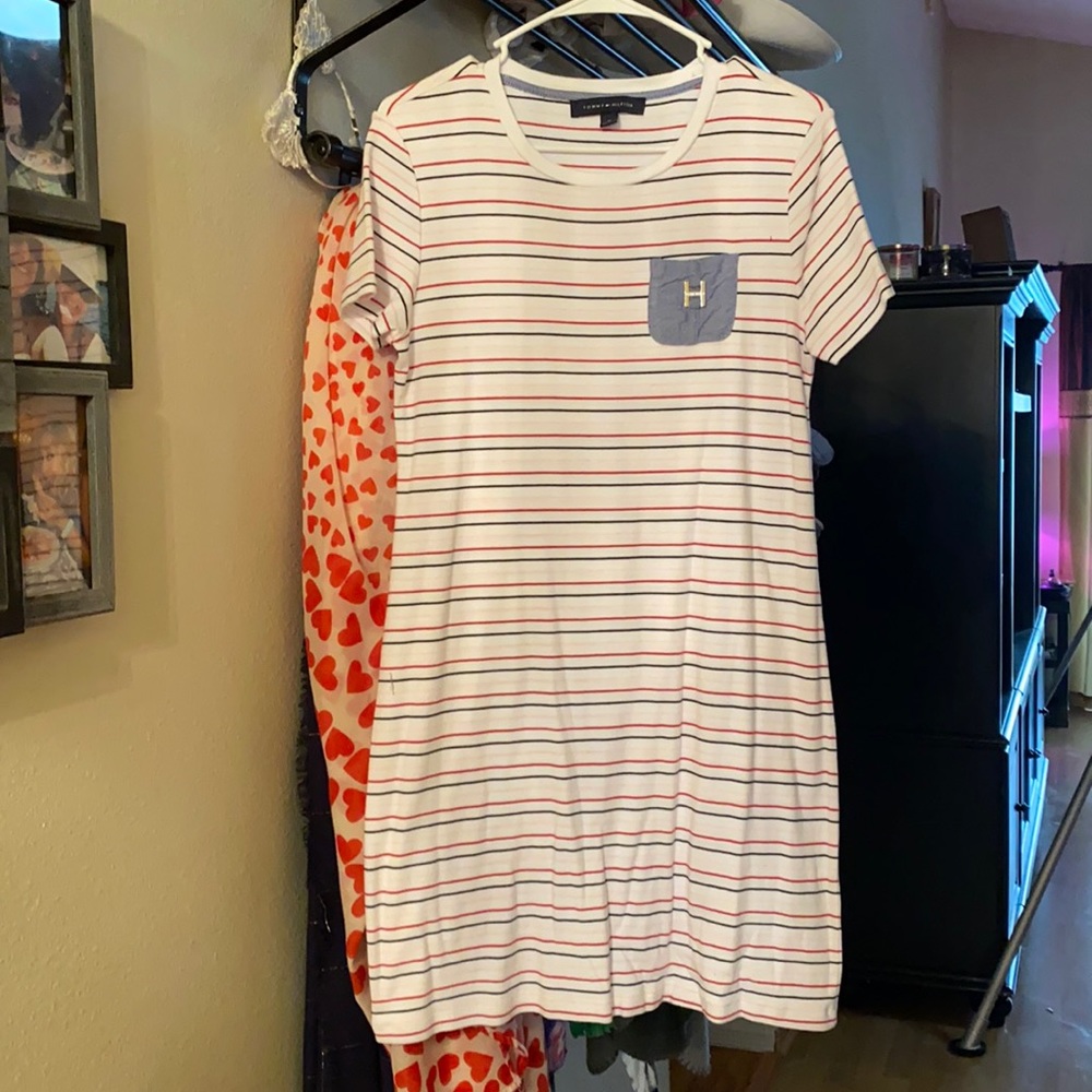 Tommy Hilfiger Cotton Nautical Dress Medium